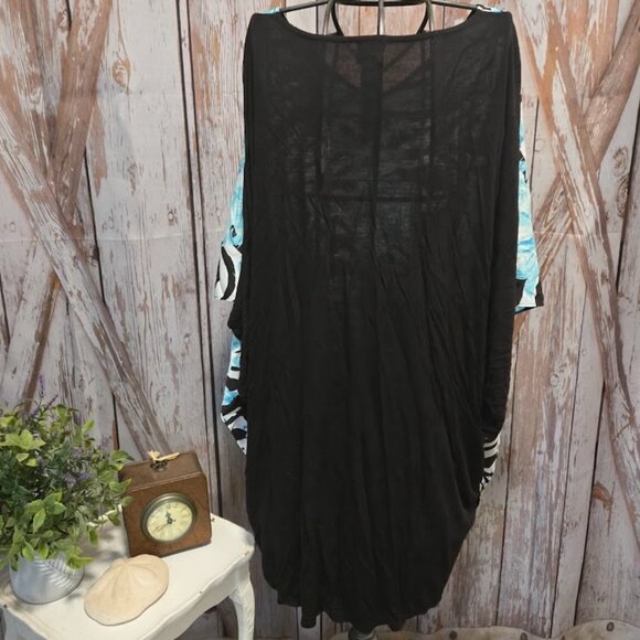 CHICO'S Zebra & Floral Print Tunic - Picture 5 of 8